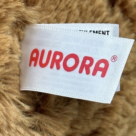 Aurora My First Christmas Teddy Bear Plush Holiday Embroidered Eyes - Picture 7 of 8